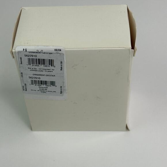 Swarovski Holiday Cheers Gingerbread Star Ornament Christmas - Picture 9 of 9